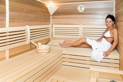 Sauna e centro benessere all'Airport Hotel Budapest - ✔️ Airport Hotel Budapest**** - Hotel economico con trasporto gratuito dall'aeroporto