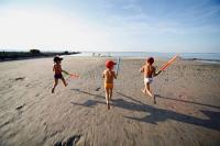 Logement au lac Balaton à BL Bavaria Appartements à Balatonlelle avec la propre plage de sable