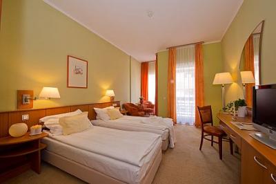 Hermosa habitación doble espaciosa en el Hotel Aquarell Cegled - ✔️ Hotel Aquarell**** Cegléd - Hotel wellness Aquarell Cegled, Hungría