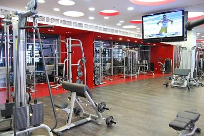 Hotel Residence Broadways Fitnessraum mit Kardiomaschiner in der Innenstadt von Budapest - Bliss Wellness Hotel Budapest - Apartements im Hotel Bliss, in der Innenstadt von Buadpest für günstige Preis