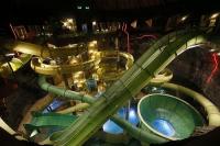 Water slides in the Aquapark of Demjen - Hotel Cascade