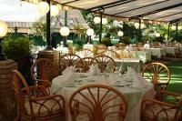 La terrazza del Grand Hotel sull'Isola Margherita a Budapest - Grand Hotel Margitsziget