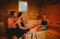 Sauna finlandese nell'albergo benessere Elixir a Morahalom