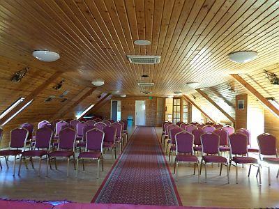 Fűzfa Hotel and Leisure Park Poroszló - 100-person conference room, banquet hall at Poroszló - ✔️ Fűzfa Pihenőpark*** Poroszló - discount wellness and thermal hotel lakeside wooden houses in Poroszló