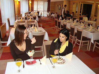 Restaurant in het Hotel Drava in Harkany in een romantische omgeving - ✔️ Dráva Hotel**** Thermal Resort Harkány - wellness en thermale hotelspecial in Harkany