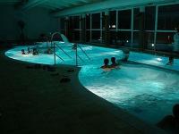 Area wellness di notte a benessere all'Hotel Drava