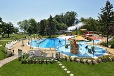 Strand privat în hotelul Marina - Danubius Hotel Marina - Balatonfured - ✔️ Hotel Marina*** Balatonfüred - Hotel all inclusive la Balaton, Marina Balatonfüred