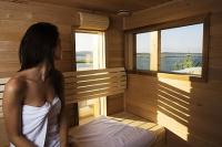 Vital Hotel Nautis sauna van het betaalbare wellnesshotel in Gardony