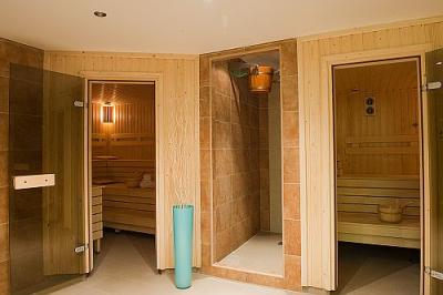 Sauna en el departamento de wellness del Hotel Palace Palota en Hévíz  - ✔️ Hotel Palace**** Hévíz - wellness hotel Palace Palota Héviz