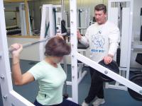 Sala de fitness en el Hotel Vertes Siofok Hotel Wellness en Siofok