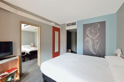 Slaapkamer in Hotel Ibis Budapest Hotel Boedapest - ✔️ Ibis Budapest Citysouth*** - Verdisconteerd Ibis-hotel in de buurt van de luchthaven