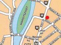 Mapa orientacyjna - Hotel Ibis Vaci ut w Budapeszcie, blisko Dworca Zachodnego