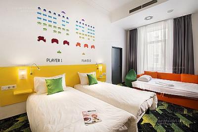 Ibis Styles Budapest Center-　メルキュ－ルホテル内ダブルル－ムの快適なお部屋 - ✔️ Ibis Styles Budapest Center*** - ホテルIbisブダペスト　メトロポル