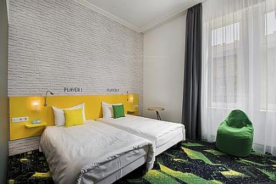Ibis Styles Budapest Center - angenehmes Zweibettzimmer -Ibis Styles Budapest Center in Stadtzentrum Budapest - ✔️ Ibis Styles Budapest Center*** - 3 Sterne Hotel in Budapest