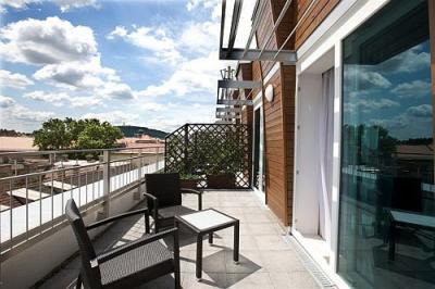 Kamer met een balkon met panorama in het Hotel Museum Budapest - ✔️ Hotel Museum Budapest - 4-sterren hotel in het hart van Boedapest