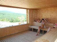 Sauna finlandese con vista panoramica sul Monte Kekes -Hotel Ozon Matrahaza 