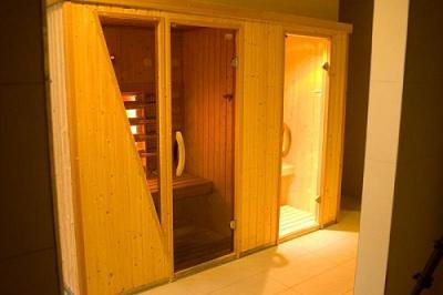 Sauna van Royal Club Wellness Hotel in Visegrád voor liefhebber van wellness - ✔️ Royal Club Wellness Hotel**** Visegrád - Gunstige halfpension in Royal Club Hotel van Visegrad