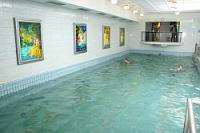 Zwembad in het driesterren Thermaal Hotel Liget Erd