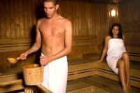 La sauna finlandese del Thermal Hotel Visegad a Visegrad