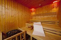 Sauna w Wellness Hotel Abacus centrum spa w Herceghalom