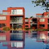 BL Bavaria Yachtclub and Apartments in Balatonlelle - outdoor pool with panoramic view of lake Balaton in Hungary