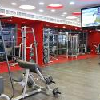 Hotel Broadways Fitnesrum med kardiomaskiner, mitt i Budapest