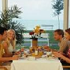 Frukost med panorama från Hotell Balaton Europa vid den största sjön av Ungern