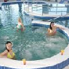 Wellness division med jacuzzi i Aqua Spa Hotel Cserkeszolo