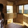 Sauna of the Vital Hotel Nautis at Lake Velence in Gardony