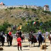 Knight's tournament near the Hotel Kapitany and the Castle of Sumeg