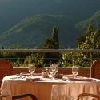 Thermal Hotel Visegrad Terrasse mit Panoramablick auf das Donauknie