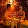Sauna finlandesa en el Hotel Helios, perfecta para un fin de semana bienestar en Heviz