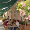 Terrace in Hotel Griff in Budapest Terrace in Hotel Griff in Budapest