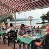Hotel Helikon Keszthely bij het Balatonmeer, Hongarije - prachtig restaurant met uitzicht over het Balatonmeer  