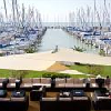 Porto yacht a Balatonkenese vista panoramica dall'Hotel Marina-Port