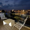 Widok z tarasu Hotelu Lanchid 19 Budapeszt - design hotel nad Dunajem, w Budzie, pod zamkiem królewskim Widok z tarasu Hotelu Lanchid 19 Budapeszt - design hotel nad Dunajem, w Budzie, pod zamkiem królewskim