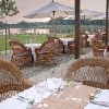 Terrace with panoramic view to Lake Tisza, Tisza Balneum thermal Hotel Terrace with panoramic view to Lake Tisza, Tisza Balneum thermal Hotel